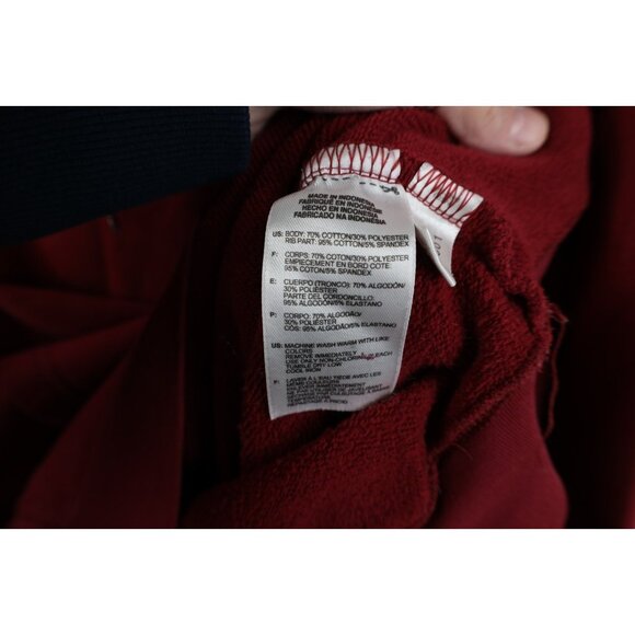 Vintage Y2K Adidas Mens 2XL Distressed Spell Out Center Logo Hoodie Sweatshirt - Picture 16 of 16